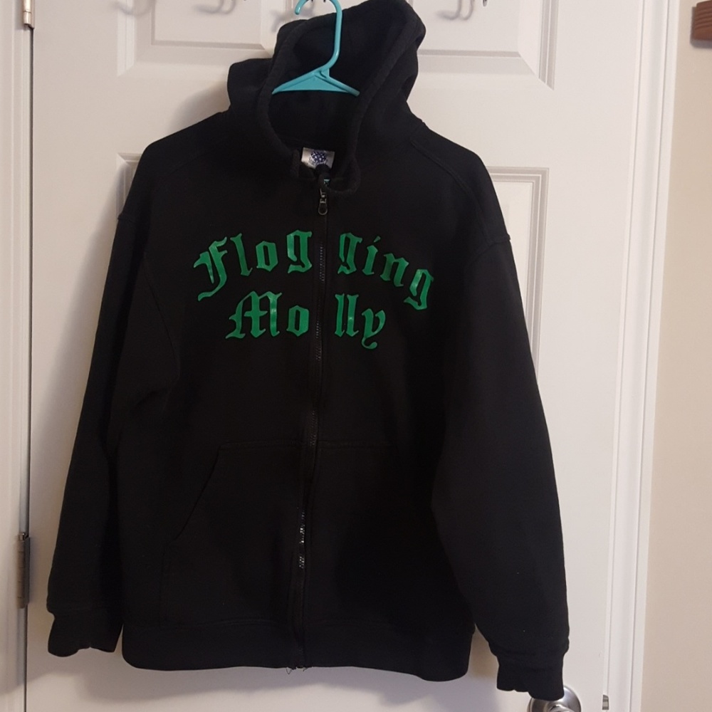 Men's black hoodie